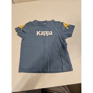 Kappa TShirt Athletic Tee Blue 6 Years Logo 100%cotton (1355
